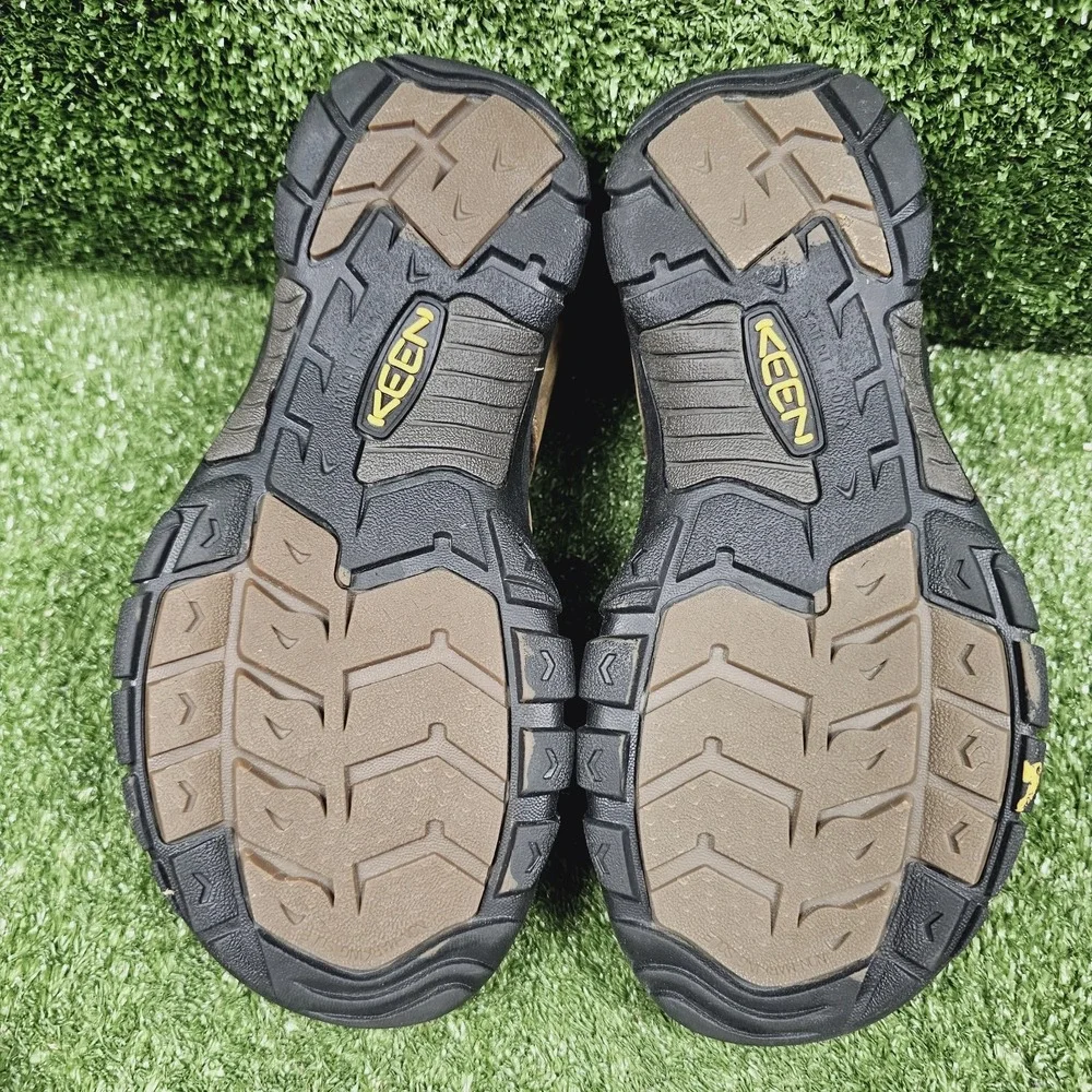 KEEN Newport H2 Brown Leather Athletic Trail Hiking Outdoor Sandals Mens Size 9